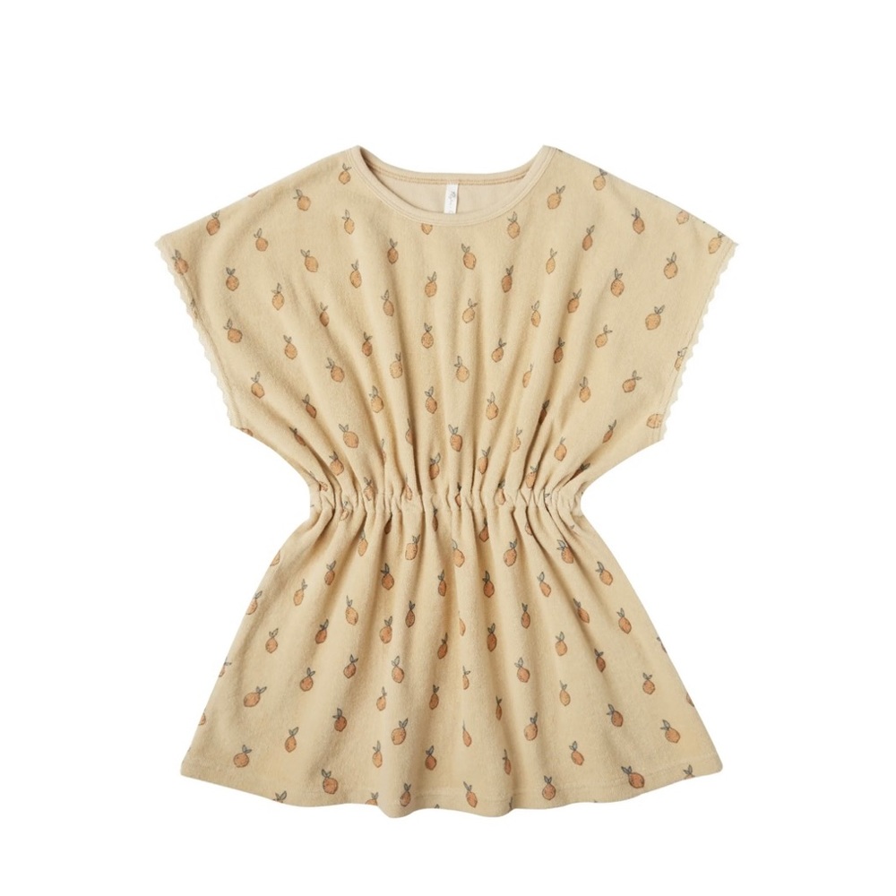 Rylee + Cru Terry Kaftan in Lemons 
Great Beach Cover Up 
S I Z E : 4 / 5 years